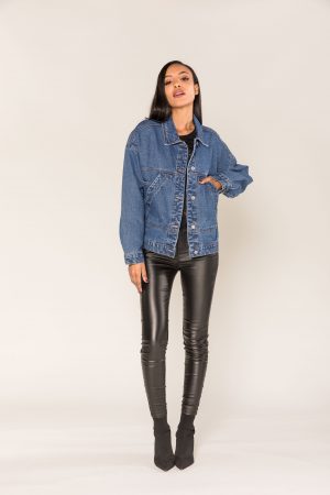 Nina Carter Veste en jean oversized